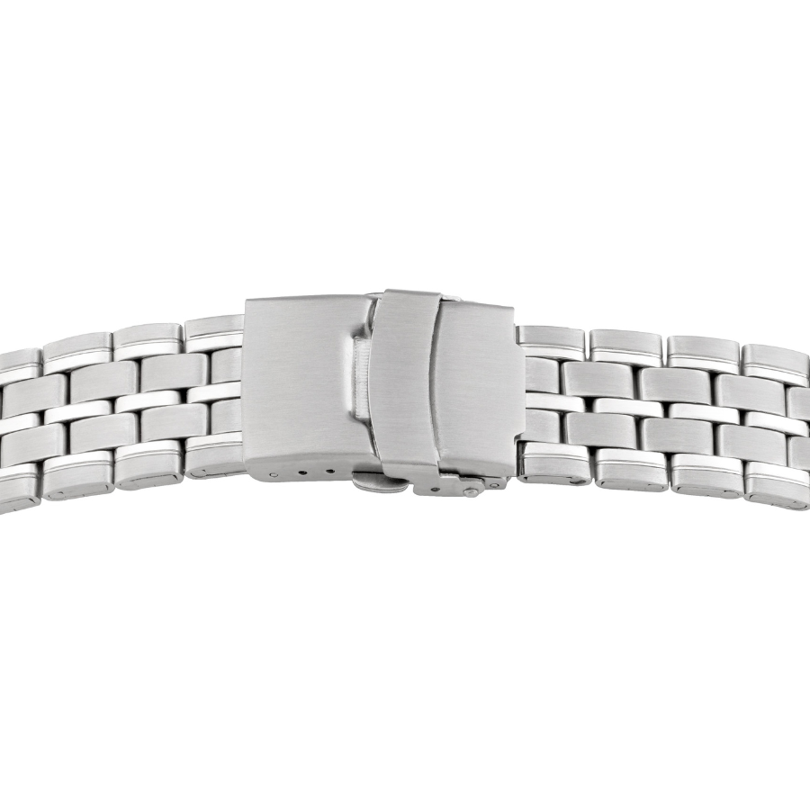 BE803 Herren Edelstahlband BE 803 | 18/20mm | BEAR | Druckschliesse – Bild 1