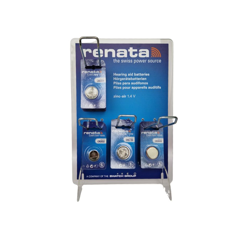 DISP-K4 Batterie Display Renata Kunststoff für Secured Card und Multipacks | DISP-K4 – Bild 1
