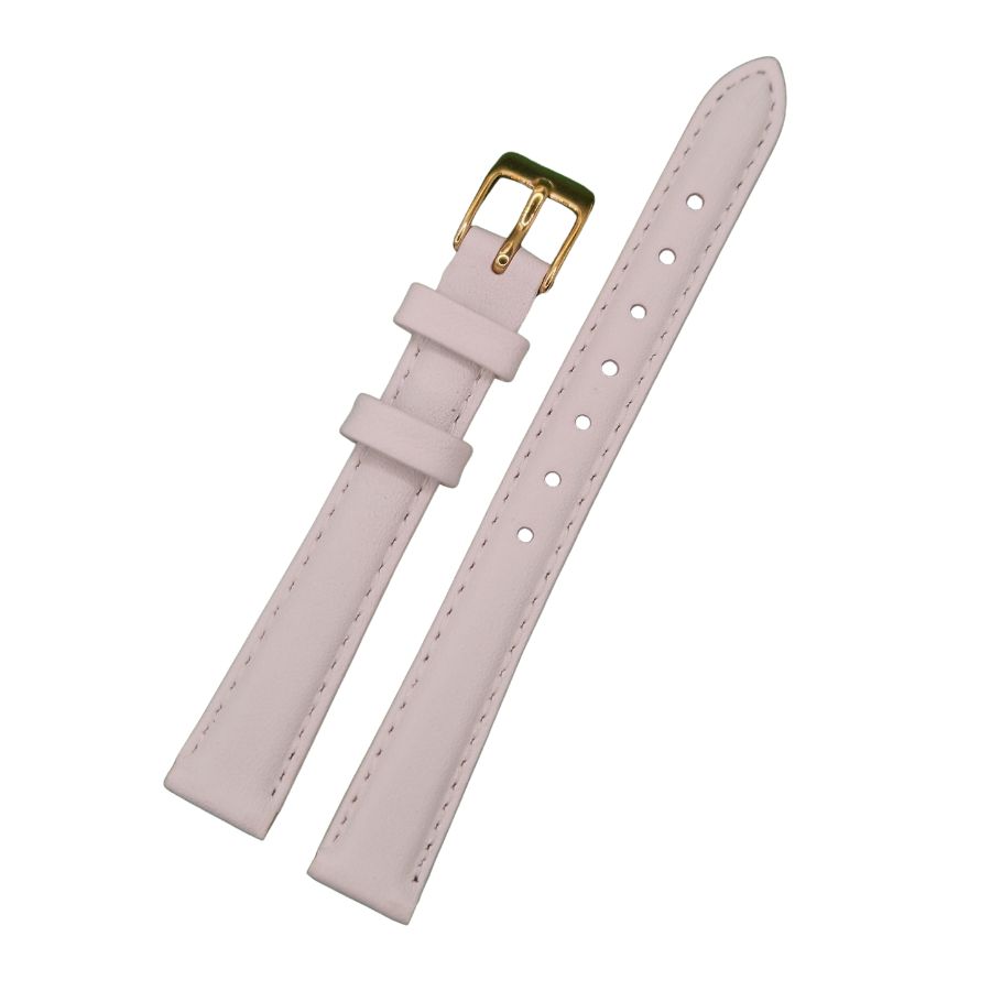 LG 196 (1) Lederband weiss LG 196 / LS 196 | Natur | weisse Naht – Bild 1