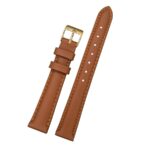 Lederband braun LG 416 / LS 416 | Extra lang | Glatt | braun Naht