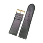 Lederband schwarz LG 550 / LS 550 | Glatt | schwarze Naht