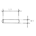 Sortiment 180x Stahlstifte für Bandglieder 618 SS 11 | Edelstahl | Durchmesser 1.1 mm | Stahlstifte mit gebrochenen Kanten und polierten Enden