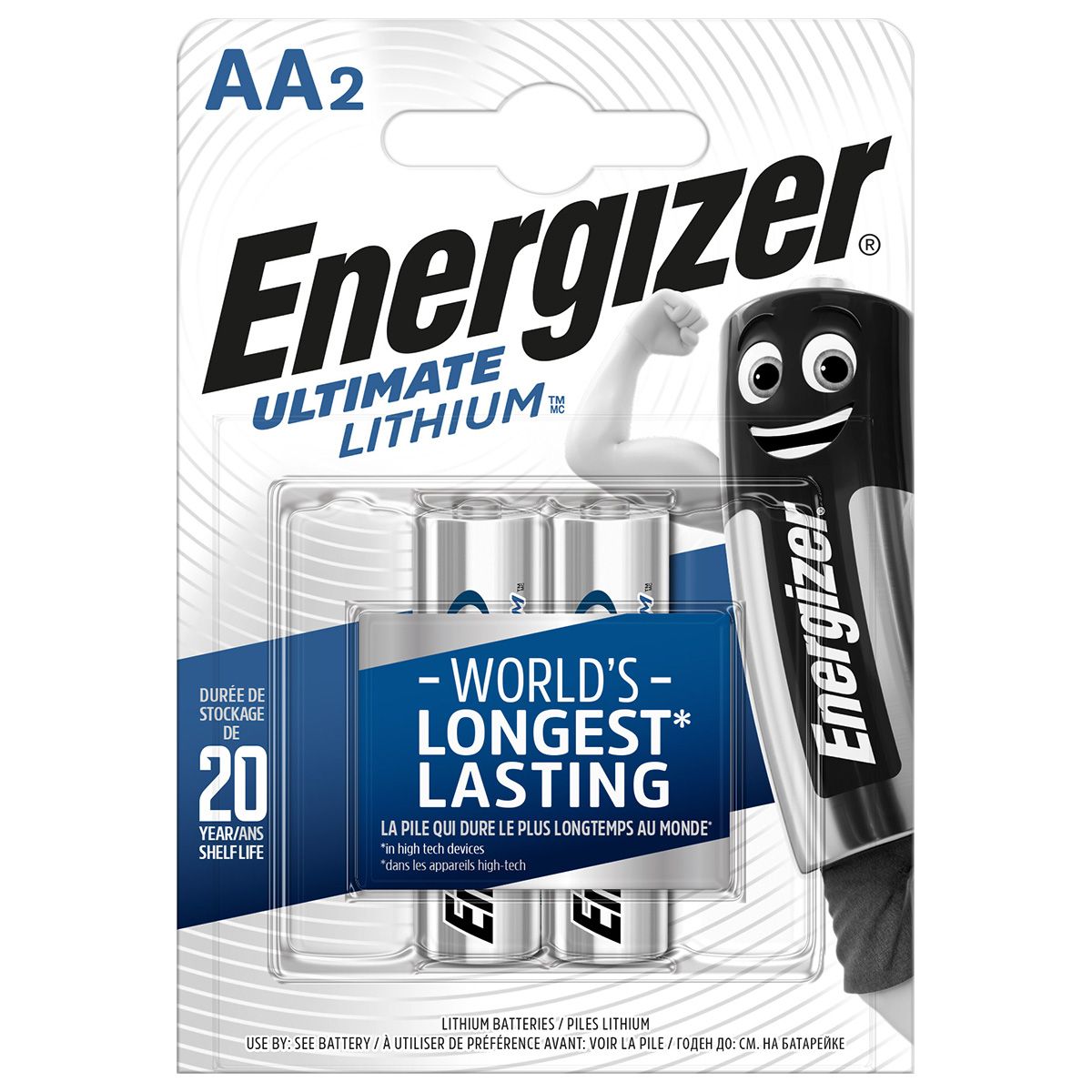 E FR 6 Energizer FR6 Mignon Ultimate Lithium (2 Stück) | AA | E91 | AM3 | MN1500 - Image 1