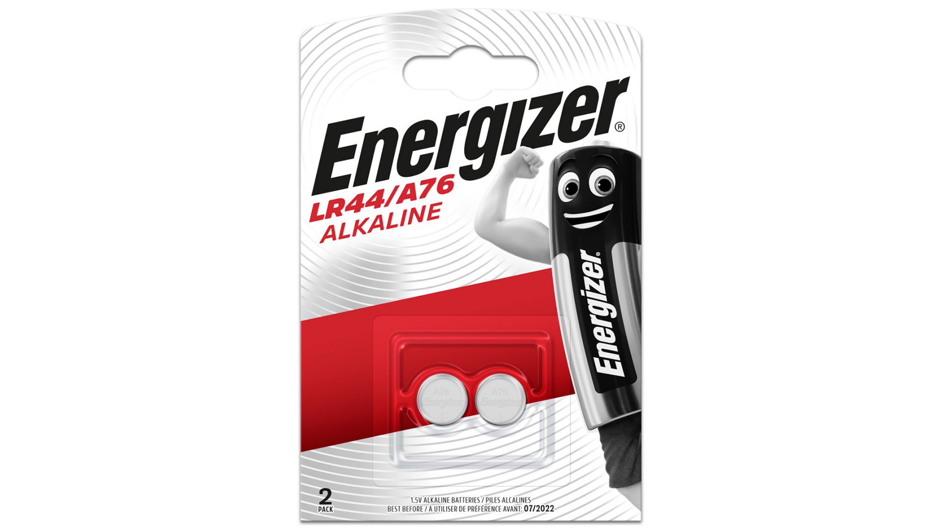 LR 44 Energizer LR44 (2 Stück) 13GA / 82 / A76 - Image 1