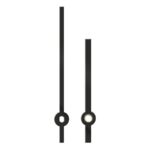 Zeiger schwarz 15-0359 | Alu | seidenmatt lackiert | 100 mm